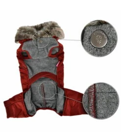 Pinkaholic Pinkaholic Addie Jacket Harness Wine -Hondenmode pinkaholic addie jacket harness wine 6