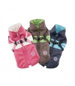 Pinkaholic Pinkaholic Aiden Jacket Harness Brown -Hondenmode pinkaholic aiden jacket harness brown 2