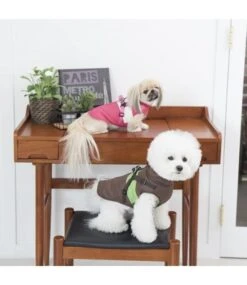 Pinkaholic Pinkaholic Aiden Jacket Harness Brown -Hondenmode pinkaholic aiden jacket harness brown 3