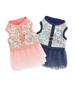 Pinkaholic Pinkaholic Begonia Flirt Harness Navy -Hondenmode pinkaholic begonia flirt harness navy 2