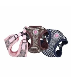 Pinkaholic Pinkaholic Da Vinci Harness Indian Pink Model C -Hondenmode pinkaholic da vinci harness indian pink model c 3