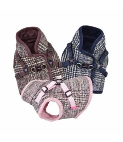 Pinkaholic Pinkaholic Da Vinci Harness V Navy -Hondenmode pinkaholic da vinci harness v navy 3