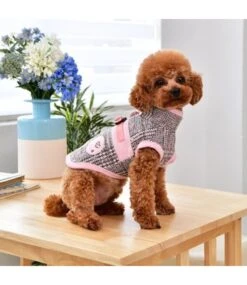 Pinkaholic Pinkaholic Da Vinci Jacket Harness Indian Pink -Hondenmode pinkaholic da vinci jacket harness indian pink 3