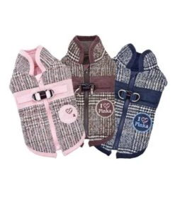 Pinkaholic Pinkaholic Da Vinci Jacket Harness Indian Pink -Hondenmode pinkaholic da vinci jacket harness indian pink 4