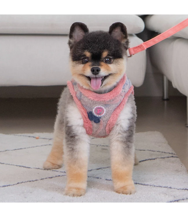 Pinkaholic Pinkaholic Freesia Vest Harness Indian Pink 5 Pinkaholic Pinkaholic Freesia Vest Harness Indian Pink - Afbeelding 3