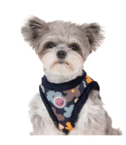 Pinkaholic Pinkaholic Heather Vest Harness Navy -Hondenmode pinkaholic heather vest harness navy 2