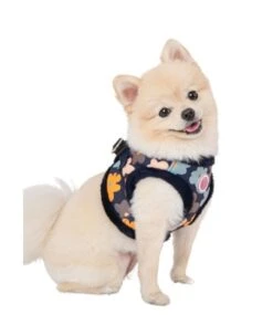 Pinkaholic Pinkaholic Heather Vest Harness Navy -Hondenmode pinkaholic heather vest harness navy 3