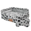 Pinkaholic Pinkaholic Jacinta Square Bed Hondenmand Grey -Hondenmode pinkaholic jacinta square bed hondenmand grey