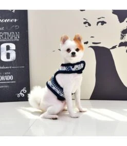 Pinkaholic Pinkaholic Joy Harness Pinka Navy -Hondenmode pinkaholic joy harness pinka navy 5