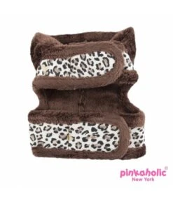 Pinkaholic Pinkaholic Leo Pug Pinka Harness Brown -Hondenmode pinkaholic leo pug pinka harness brown 1