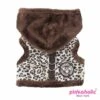 Pinkaholic Pinkaholic Leo Pug Pinka Harness Brown -Hondenmode pinkaholic leo pug pinka harness brown