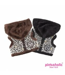 Pinkaholic Pinkaholic Leo Pug Pinka Harness Brown -Hondenmode pinkaholic leo pug pinka harness brown 2