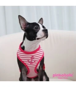 Pinkaholic Pinkaholic Matelot Harness Pink -Hondenmode pinkaholic matelot harness pink 2