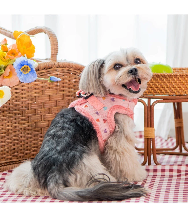 Pinkaholic Pinkaholic Merry Vest Harness Indian Pink 5 Pinkaholic Pinkaholic Merry Vest Harness Indian Pink - Afbeelding 3