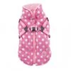 Pinkaholic Pinkaholic Misis Dotty Winter Fleece Jacket Pink -Hondenmode pinkaholic misis dotty winter fleece jacket pink