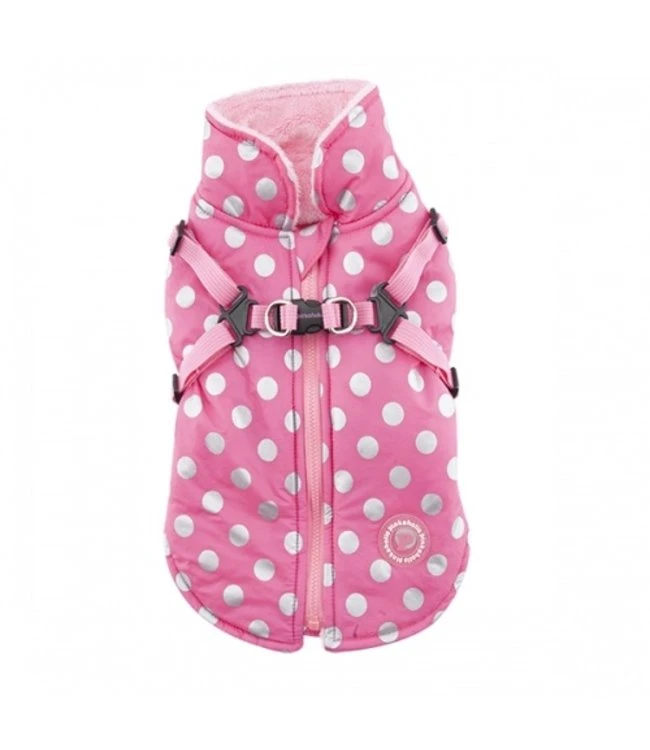 Pinkaholic Pinkaholic Misis Dotty Winter Fleece Jacket Pink 3 Pinkaholic Pinkaholic Misis Dotty Winter Fleece Jacket Pink