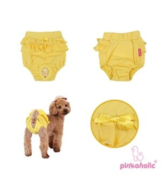 Pinkaholic Pinkaholic Peeps Ary Panty Yellow (2 Pack) Alleen Small 4 Pinkaholic Pinkaholic Peeps Ary Panty Yellow (2 Pack) Alleen Small - Afbeelding 2