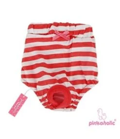 Pinkaholic Pinkaholic Picnic Sanitary Pants Orange Red (2pack) ( MEDIUM ) -Hondenmode pinkaholic picnic sanitary pants orange red 2pack 2