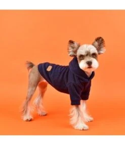 Pinkaholic Pinkaholic Pippa Sweater Hooded T-Shirt Navy -Hondenmode pinkaholic pippa sweater hooded t shirt navy 2