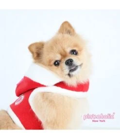 Pinkaholic Pinkaholic Santa Pinka Harness Red -Hondenmode pinkaholic santa pinka harness red 3