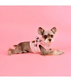 Pinkaholic Pinkaholic Zuri Harness V Lt Pink -Hondenmode pinkaholic zuri harness v lt pink 4