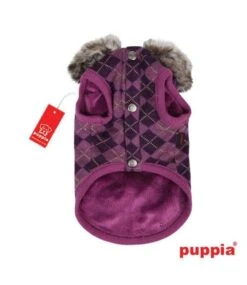 Puppia Puppia Argyle Mode Hondenjasje Paars -Hondenmode puppia argyle mode hondenjasje paars 1