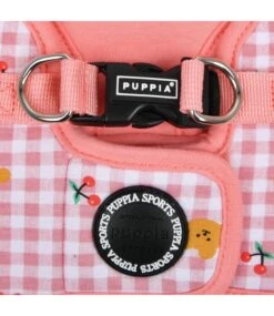 Puppia Puppia Baba Vest Harness Model B Indian Pink -Hondenmode puppia baba vest harness model b indian pink 4