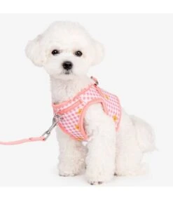 Puppia Puppia Baba Vest Harness Model B Indian Pink -Hondenmode puppia baba vest harness model b indian pink 7