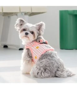 Puppia Puppia Baba Vest Harness Model B Indian Pink -Hondenmode puppia baba vest harness model b indian pink 8