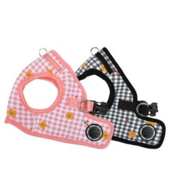 Puppia Puppia Baba Vest Harness Model B Indian Pink -Hondenmode puppia baba vest harness model b indian pink 9