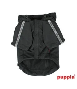 Puppia Puppia Base Jumper Regenjas Black -Hondenmode puppia base jumper regenjas black 1
