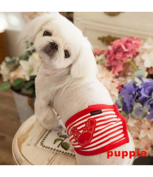 Puppia Puppia Beach Party Manner Plasband Red 6 Puppia Puppia Beach Party Manner Plasband Red - Afbeelding 4