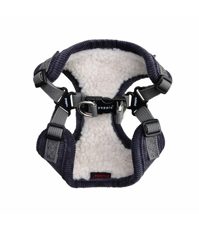 Puppia Puppia Classy Harness Model C Dark Grey 4 Puppia Puppia Classy Harness Model C Dark Grey - Afbeelding 2
