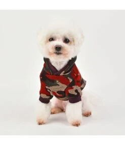 Puppia Puppia Colonel Hoodie Wine Camo 15 Puppia Puppia Colonel Hoodie Wine Camo -Hondenmode puppia colonel hoodie wine camo 6