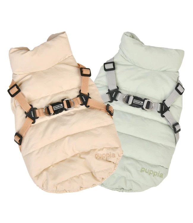 Puppia Puppia Cotton Touch Harness Jumper Beige 6 Puppia Puppia Cotton Touch Harness Jumper Beige - Afbeelding 4