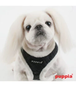 Puppia Puppia Diamond Vest Harness Model B Black -Hondenmode puppia diamond vest harness model b black 3