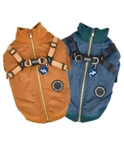 Puppia Puppia Dominic Jacket Harness Camel -Hondenmode puppia dominic jacket harness camel 3