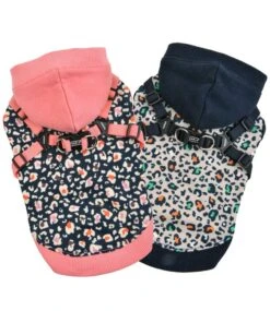 Puppia Puppia Elyse Jacket Harness Indian Pink -Hondenmode puppia elyse jacket harness indian pink 1