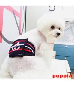 Puppia Puppia EOS Manner Band Navy (alleen Large) -Hondenmode puppia eos manner band navy alleen large 3