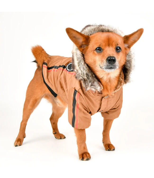 Puppia Puppia Fallon Harness Jacket Camel 5 Puppia Puppia Fallon Harness Jacket Camel - Afbeelding 3