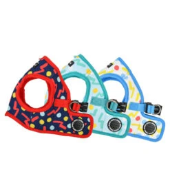 Puppia Puppia Fete Vest Harness Model B Aqua -Hondenmode puppia fete vest harness model b aqua 3