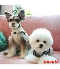 Puppia Puppia Gala Harness 2 Model B Beige ( ALLEEN XL ) -Hondenmode puppia gala harness 2 model b beige alleen xl 3