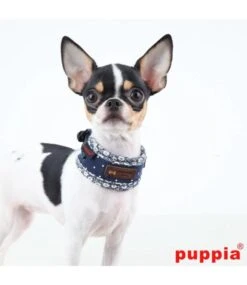 Puppia Puppia Gypsophila Halsband Navy -Hondenmode puppia gypsophila halsband navy 4