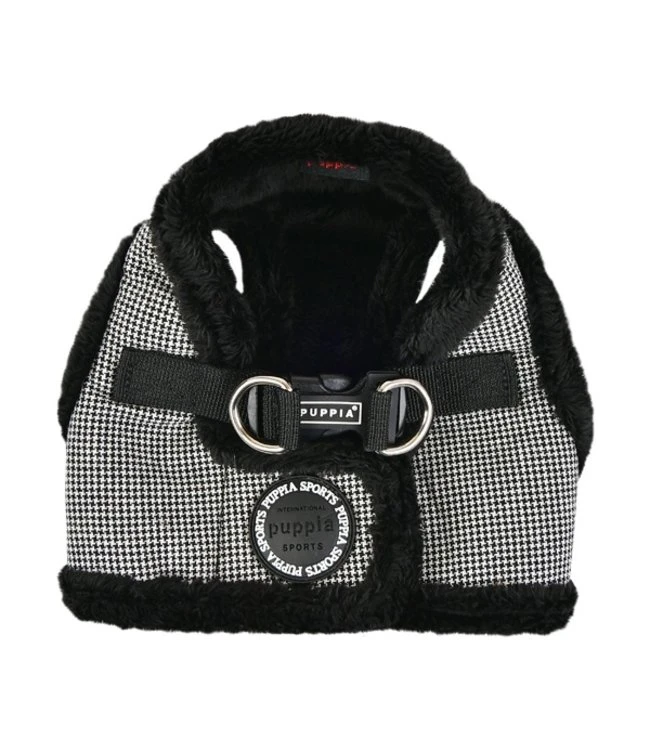 Puppia Puppia Harness B Puppytooth Black 3 Puppia Puppia Harness B Puppytooth Black