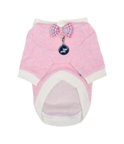Puppia Puppia Izar Hooded T-shirt Pink -Hondenmode puppia izar hooded t shirt pink 1