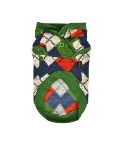 Puppia Puppia Jolly Sweater Hooded T-Shirt Green -Hondenmode puppia jolly sweater hooded t shirt green 1