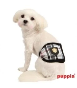 Puppia Puppia Junior Manner Band Black (alleen XL) -Hondenmode puppia junior manner band black alleen xl 2