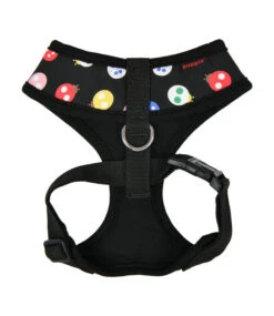 Puppia Puppia Lady Beetle Harness Model A Black -Hondenmode puppia lady beetle harness model a black 1