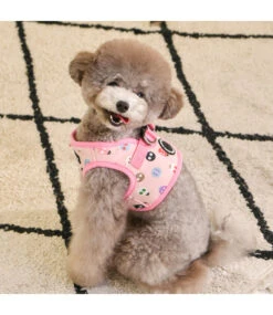 Puppia Puppia Lady Beetle Vest Harness Model B Pink -Hondenmode puppia lady beetle vest harness model b pink 2