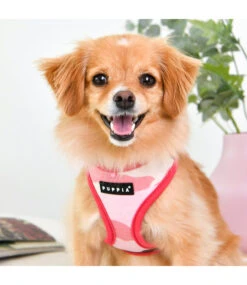 Puppia Puppia Lance Harness Model A Pink Camo -Hondenmode puppia lance harness model a pink camo 3
